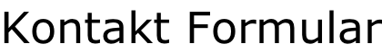 Kontakt Formular
